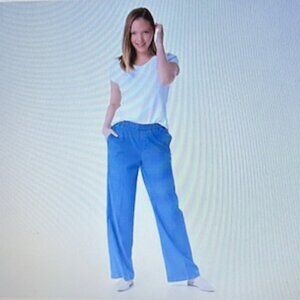 Denim & Co. Tencel Wide-Leg Full-Length Denim Jeans - XL - NEW - Never been worn